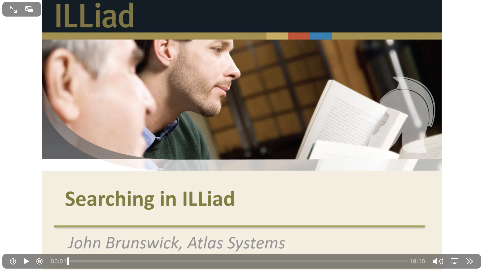 Searching in ILLiad video
